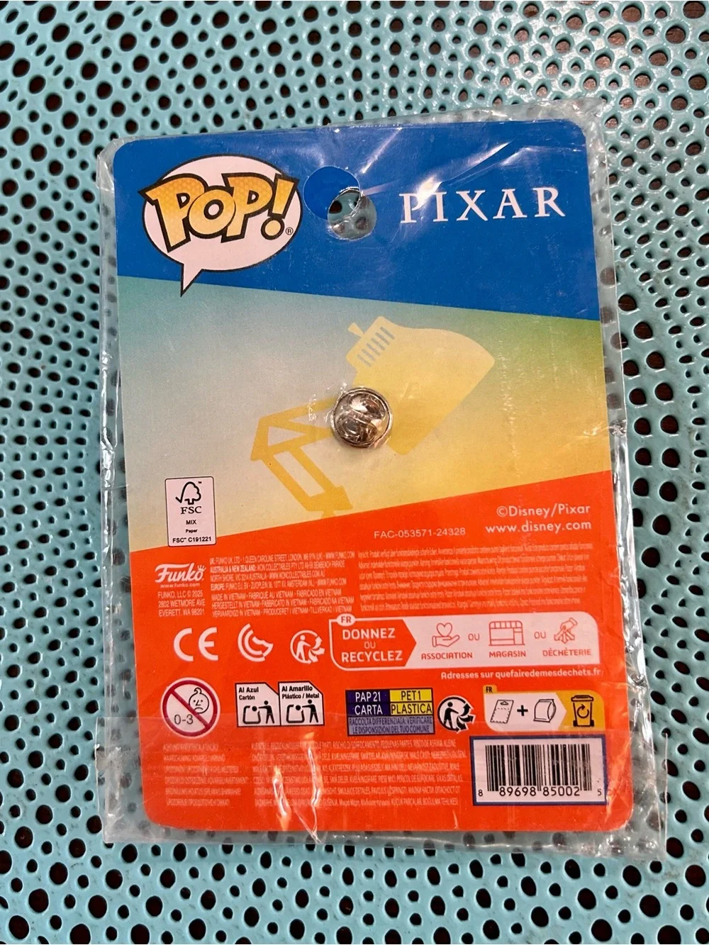 Disney Pixar Pop! Vinyl Pin of Joy from Inside Out